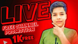 जल्दी आओ🚀 | Live Channel Promotion | Live Channel Checking And Promotion | Free Live Promotion | SEO