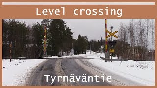 Tyrnäväntie. half-barrier device Muhos