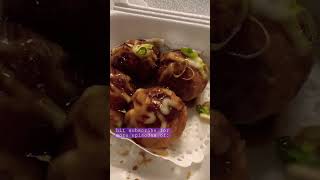 Neon Tries Takoyaki for the First Time - This Gooey Japanese Octopus Snack is #asmr #food #travel