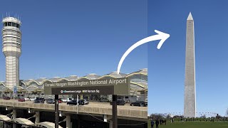 The Best Way to Washington DC from Ronald Reagan Washington National Airport (DCA)