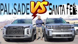 2024 Hyundai Palisade vs 2024 Hyundai Santa Fe: R.I.P Palisade!