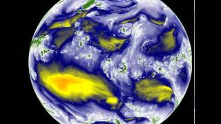 GOES-13 Annual Loop of Water Vapor Imagery (6.5 microns), 2014