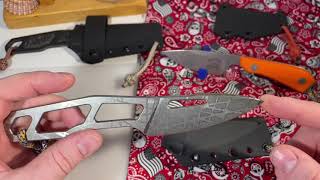 TRC - Speed Demon / M390 etched Neck Knife REVIEW Deutsch NEO