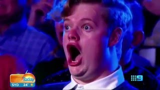 Epic audience reaction on Australia´s Got Talent - Magikarp