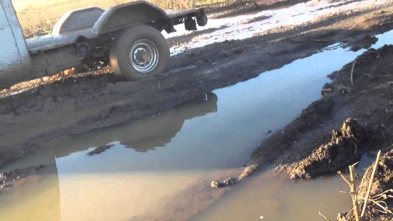 Truck Stuck In Mud - YouTube