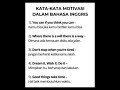 Belajar Kalimat Bahasa Inggris Yang Sering Digunakan Dalam Percakapan Part 1033