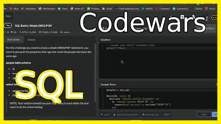 Simple Group By - SQL CodeWars Challenge