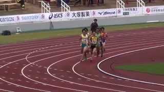 2015わかやま国体成年男子800m予選1組野村直己1.52.34 Naoki NOMURA1st 櫻井大介1.52.72 眞柄幸季1.52.94