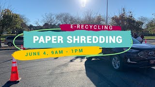 1st Paper Shredding and E-Recycling Event of 2022
