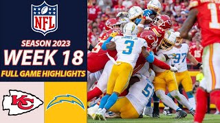 Kansas City Chiefs Vs Los Angeles Chargers FULL GAME  Week 18|NFL 2023