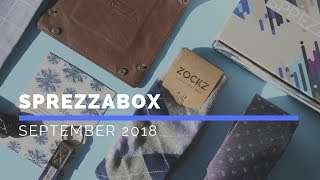 SprezzaBox Subscription Box Unboxing September 2018