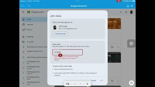 Google Classroom - Join a Class in ClassLink