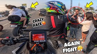 Ajj Frr Sai ladaii hogayee😤|| Yee ladkii Nai kyaa kr diyaa😥|| Duke390 VS Zx10r🏍️