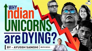 No New Unicorn in India 2023?: Steep Decline in Unicorn List and Valuations | Indian Startup | UPSC