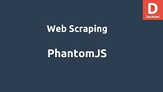 PhantomJS Scrape Web Content