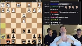 Magnus Carlsen gets Checkmated in 8 Moves | Almost Tore his Shirt | Bullet Chess