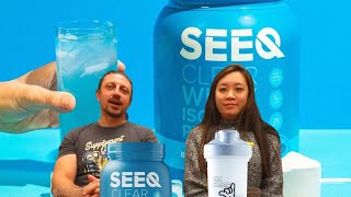 SEEQ Clear Whey Protein Isolate Blue Razz Freeze Review \u0026 Taste Test