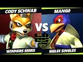 LACS 5 Top 8 - Cody Schwab (Fox) Vs. Mango (Falco) Smash Melee - SSBM