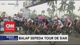 Diselimuti Kabut Asap, Balap Sepeda 'Tour De Siak' Tetap Digelar