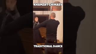 Khamzat Chimaev traditional dance #khamzatchimaev #chimaev #ufc #lezginka