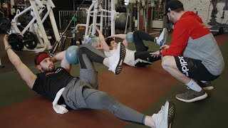 Baker Mayfield and Christian Yelich...workout buddies