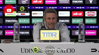 Conferenza stampa Gotti pre Inter-Udinese: “Andiamo a San Siro per portar via punti all'Inter”