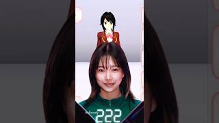 Tutorial Squid Game Player 222 in SAKURA School Simulator #shorts #tiktok #trending #squidgame2