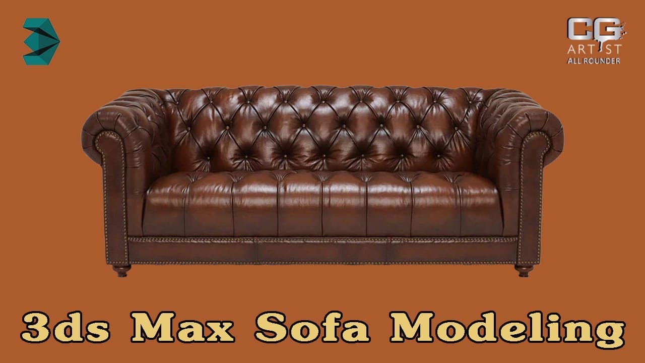 3ds Max Tutorial Sofa Modeling Youtube