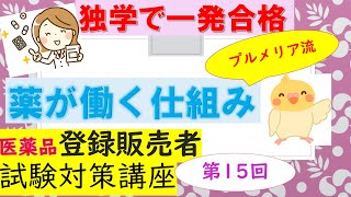 プルメリア流 医薬品登録販売者 ⑮ 第2章 – 10　薬の働く仕組み