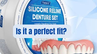 Furzero Silicone Reline Denture Set Reviews: Watch this, before buying!