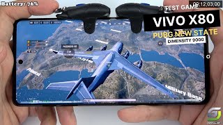 Vivo X80 test game PUBG New State | Dimensity 9000