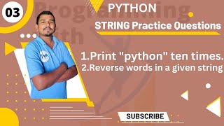 String slicing practice questions in python|python string practice questions in hindi|#string #amit