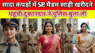 सादा कपड़ों में SP मैडम साड़ी खरीदने पहुंची || दुकानदार ने पुलिस बुला ली