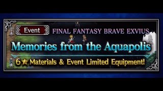 Memories from the Aquapolis - All Cutscenes - Final Fantasy Brave Exvius FFBE