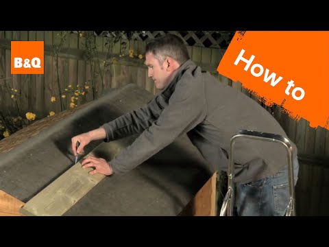 How to felt a shed roof How to felt a shed roof