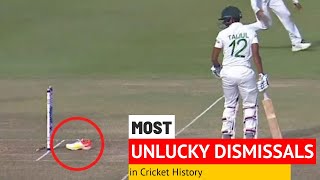 Most Unlucky Dismissals in Cricket History | Hit Wickets | Dangerous Wicket Balls | Unlucky Wickets
