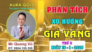 PHÂN TÍCH XU HƯỚNG GIÁ VÀNG HÔM NAY NGÀY 16/1/2025 #dubaogiavang, #nhandinhxuhuongvang, #giavang