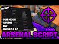 Arsenal Script *NO KEY* 🔑 – Aimbot, ESP, Gun Mods, & More! (Mobile & PC) 🎯