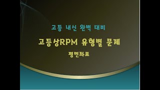 [RPM 고등수학 상] 평면좌표 9.선분의 내분점과 외분점의 활용 [949번, 952번]