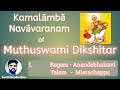 Kamalamba Samrakshathumam - Anandabhairavi - Misrachappu - KAMALAMBA NAVAVARANAM 1| sarathbose