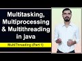Difference between Multitasking, Multiprocessing and Multithreading in Hindi by Deepak