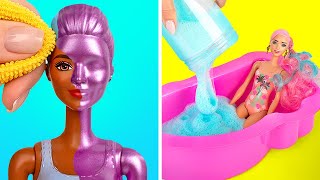 Cool Water Transformation! || We Unpack Barbie Color Reveal Dolls