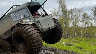 «Зеленовские озерки» ЭМ-ЖО весеннее Внедорожье на Вездеходе Тайфун