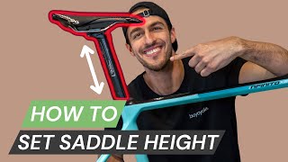 How To Set Your Bicycle Saddle Height | 2 Quick and Easy Methods!