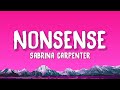 Sabrina Carpenter - Nonsense (Lyrics)