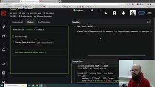 CodeWars: Pete, the Baker