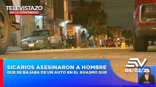 Sicarios asesinaron a un hombre cuando se bajaba de un carro | Televistazo en la Comunidad