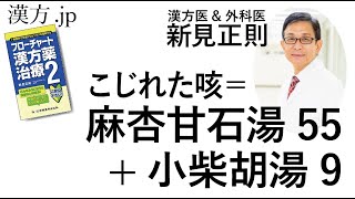 【漢方.JP】こじれた咳＝麻杏甘石湯55+小柴胡湯9【新見正則が解説】