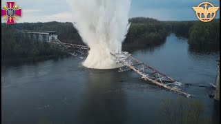 У Чернігові на Десні підірвали авіабомбу ФАБ-500 та артснаряди