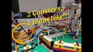 Lego City Update 25 - Running Trains Through the Super Roller Coaster!